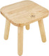 BEE&OAK Wooden Step Stool 9.25 Inch for Toddlers, Foot Stool for Adults, Plant