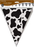 Cow Print Pennant Banner, Party Accessory (1 Count)