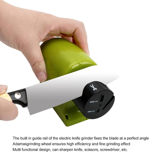 Jeanoko Motorized Knife Blade Sharpener, Electric Knife Sharpening Machine Tool for Kitchen
