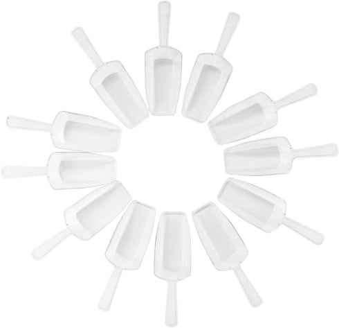 Super Z Outlet 5.5" Mini Acrylic Plastic Kitchen Scoops, Clear, for Weddings, Candy Buffets, Ice Cream