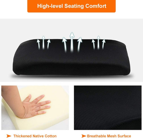Ergonomic Office Chair, Home Desk Task Mesh Computer Chair with Lumbar Support, Adjustable Rolling Swivel