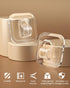 ispneay 50 Mini Light Hooks with Adhesive Strips: Indoor Clear Small String Light Clips Damage Free - Plastic Wall Hook