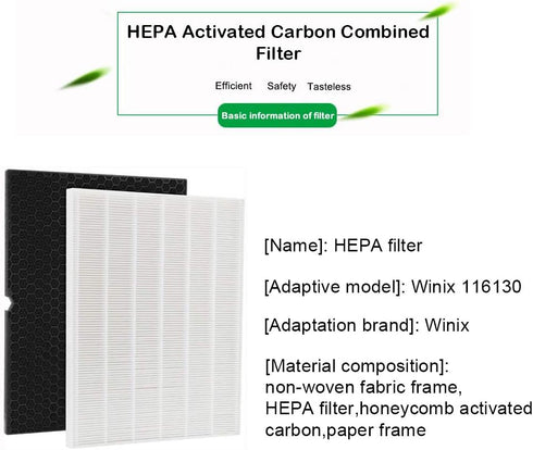 I clean Replacement Winix 5500-2 Filter, Compatible with Winix 116130 Replacement Filter H