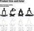 XMGZQ Black Thinker Figurines,Abstract Bookshelf Figures,Knick Knacks Home Decor,Plastic Thinker Statue Kit,Black