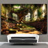 60x40inch Ine Ive Forest Library Tapestry Mysterious Green Tree Medieval Bookshelf Aesthetic Tapestries Vintage Book