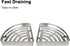2 Pack, 304 2 NearMoon Bathroom Shower Caddy No Drill Stainless Steel Shower Organizer with Hooks (Corner Shelf