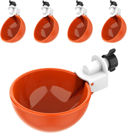 Lil'Clucker Large Automatic Chicken Waterer Cups | Chicken Water Feeder Suitable for