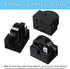Mudder QP2-4.7 PTC Starter Relay and 6750C-0005P Overload Protector, 2 Pieces Compatible with LG Refrigerator Compressor