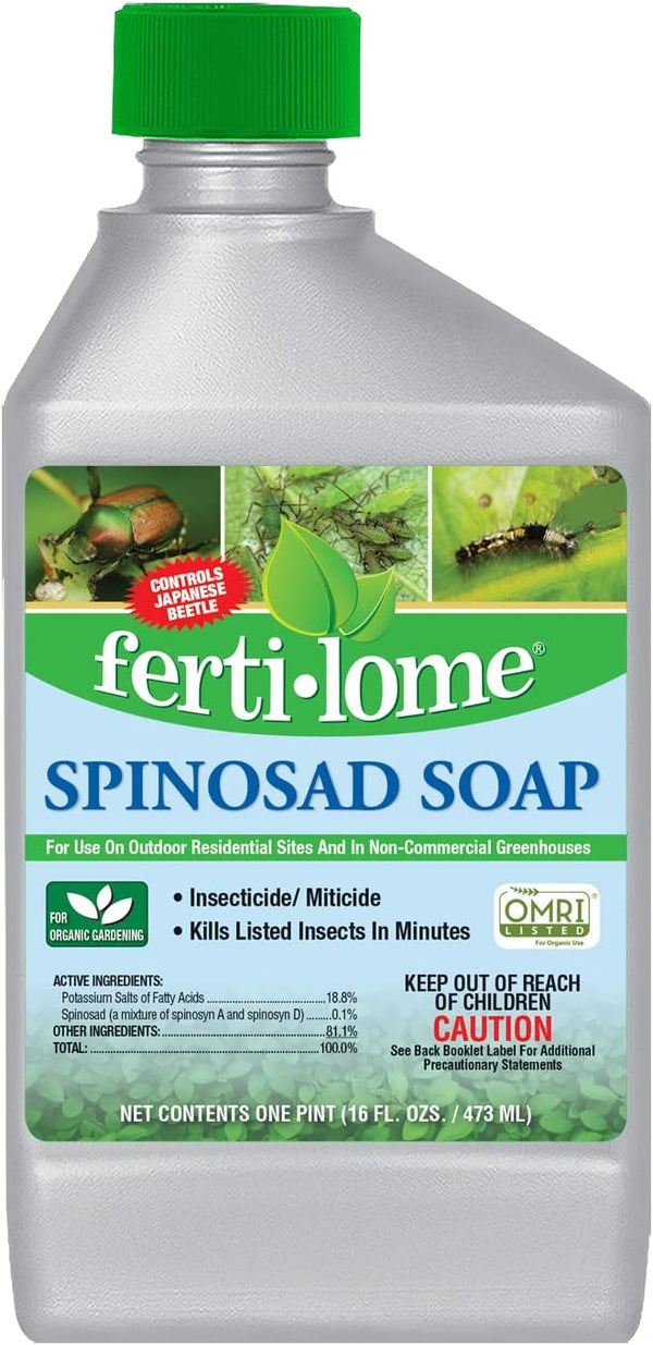Fertilome (16052) Spinosad Soap Insecticide, Spinosad Bagworm, Tent Caterpillar & Chewing Insect