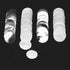 Cheerland Glitter Silver Circle Dot Garlands - Metallic Silver Party Decorations for Wedding, Birthday