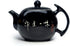 Porcelain Teapot, 10oz Small Xishi Chinese Gongfu Tea Set Ceramic Kettle in Black