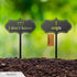 RealSteel Metal Seed & Plant Markers Elegant Indoor & Outdoor Garden Stakes Durable Herb, Vegetable & Fruit Plant