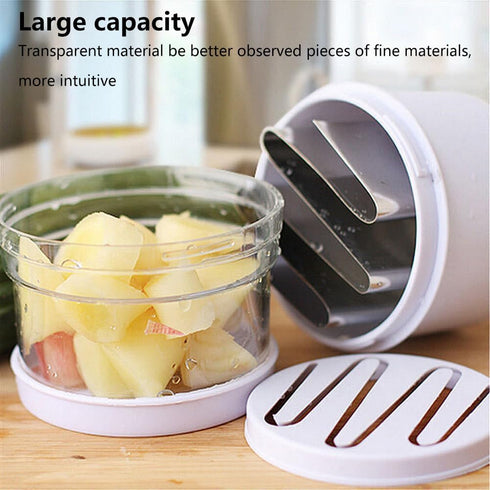 Velarionna Food Chopper Manual Hand, Handheld Vegetable Chopper, Veggie Choppers Dishwasher Safe, Nut Choppers