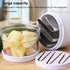 Velarionna Food Chopper Manual Hand, Handheld Vegetable Chopper, Veggie Choppers Dishwasher Safe, Nut Choppers