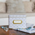 Jot & Mark Recipe Card Gift Box: 50 4x6 inch Cards with 14 Dividers in a Decorative Floral Tin Box