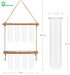 Hyindoor 2 8 Wall Hanging Planter Terrarium Tired Test Tube Vase Glass Planter Plant Propagation Station Plant Hangers