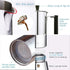 6Cup 300ml Easyworkz Pedro Stovetop Espresso Maker Stainless Steel Italian Coffee Machine Maker Moka Pot Induction