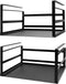 Nxconsu 2Pack Under Shelf Storage Basket Organizer, Heavy Duty Hanging Holder for Cabinet Pantry Kitchen, Black