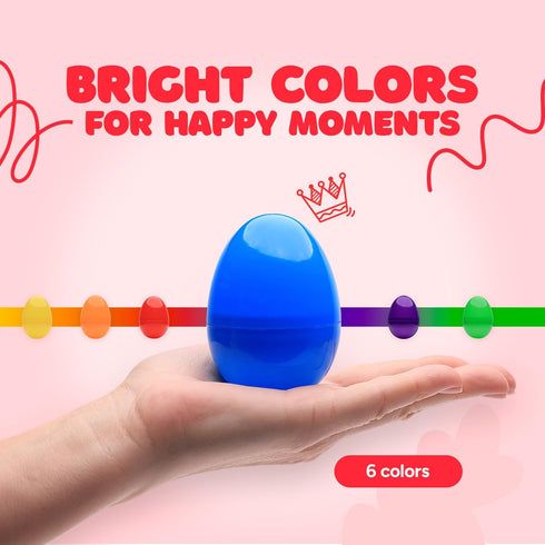 3 12 Entervending Easter Eggs - Bright Fillable Easter Eggs pcs - Easter Basket Stuffers - Empty Large Enough to Hold