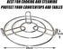 Iron Stand | Stainless Steel Trivet | Round Steamer Rack for Kitchen | Heat Resistant Hot Plate Holder | Pack of 2