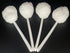 Picmoo Set 15x5 inches (8Pack) Bowl Brush Toilet Cleaning Brush Soft Polyester Head White