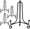 Juvale 4 Pack Iron Easel Display Stand, 5 Inch Decorative Easel for Tabletop, Plates, Pictures, Paintings