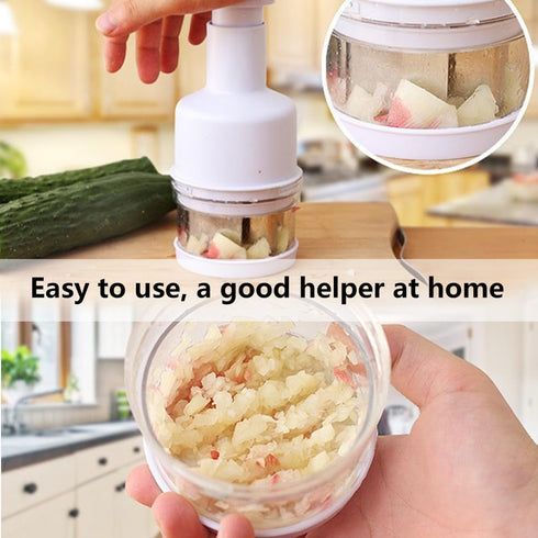 Velarionna Food Chopper Manual Hand, Handheld Vegetable Chopper, Veggie Choppers Dishwasher Safe, Nut Choppers