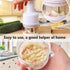 Velarionna Food Chopper Manual Hand, Handheld Vegetable Chopper, Veggie Choppers Dishwasher Safe, Nut Choppers