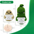 CrazyHome 2PCS Set Positive Potato, Emotional Support Pickle Combo | Handmade Crochet Positive Vegetables - Potato