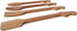 Bamboo Guitar Neck Shaped Kitchen Cooking Utensil Set - Guitar Shaped Musician Gifts - Set of 4: Spoon, Spatulas and Salad Fork by Rise8 Studios