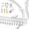 VRSS Flexible Bendable Curved Ceiling Curtain Track, 2 Meters (6.6 ft) with Stainless Steel Curtain Clips for Shower