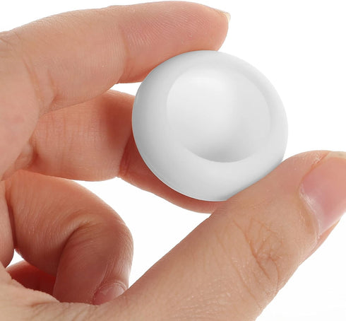 Kichvoe Teapot Lid Silicone Sleeve - 2pcs Replacement Knob Cover for Teapot Lid Protection, Anti-scald White Handle