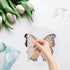 GORGECRAFT 6.3x6.3 Spring Butterfly Vinyl Window Clings, Non-Adhesive Reusable Decals for Sliding Glass Doors
