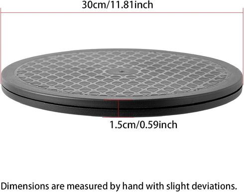 QDiShi 2 (12 Inch) Pcs Multi-use Heavy Duty Rotating Swivel Stand - Lazy Susan with Steel Ball Bearings for Model