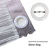 FANLI Grommet 52W 63L) Ombre Rainbow Blackout Curtains for Kid Girls Bedroom Living Room Darking Stripe Double Layer