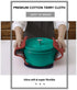 Joyhalo 5 Pack Heat Resistant Pot Holders for Kitchen, Terry Cloth Pot Holders Sets for Cooking Baking