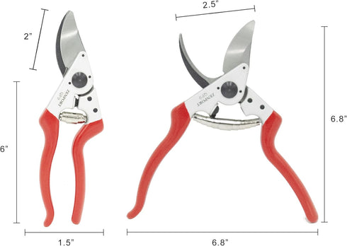 Zenport QZ409 Left Hand Pruning Shear - Red, 1