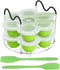 ROTTAY Silicone Egg Bites Molds and Steamer Rack Trivet, 7pcs Set for Instant Pot Accessories, 6qt & 8qt