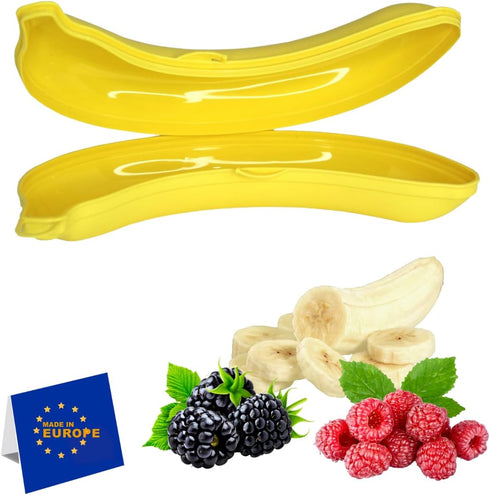 SUMELA Reusable Banana Keeper Guard, Outdoor Travel Case for Kitchen Gadgets, BPA-FREE Storage Pod