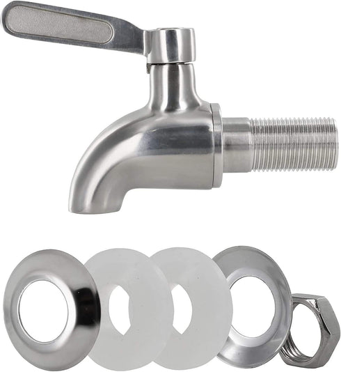 Estilo Stainless Steel Beverage Replacement Spout - 2 Pack Drink Spout for Tower Jug, Carafe, Dispenser