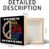 Be The Change You Wish To See in the World Wooden Sign Desk Decor, Peace Equality Inclusion Disability Wood Box Sign