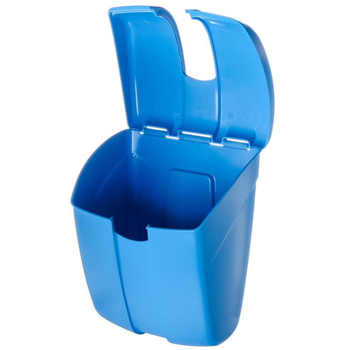 San Jamar SI2000 Saf-T-Ice Plastic Scoop Caddy, 86 oz, Blue