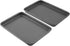 GoodCook Everyday Set of 2 Nonstick Steel 9" x 6.2" Toaster Oven Mini Baking Sheets, Gray by GoodCook