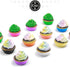 qiqee 500pcs Foil Cupcake Liners - Standard Size Thick & Sturdy Baking Cups in 10 Colors