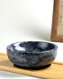 Natural Marble Decorative Bowls, 4.72 inch Hand-Carved Bowl for Home Decor, Ritual Use, Incense Burner