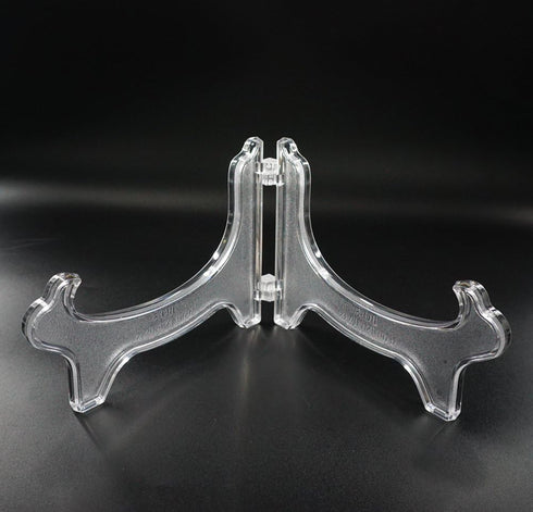 Artliving Display Stand Easel for Large Deep Bowls, Platters, and Deep Dishes, Clear Bowl Stands