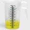 Turnah 32oz (1 Quart) Measure Pitcher with Conversion Chart – Extra Strong Food Grade for Cooking, Hobbies, Spa