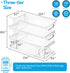 Xicennego 3-Tier Stackable Soda Can Organizer, Beverage Can Holder for Refrigerator, Pantry, Cupboard