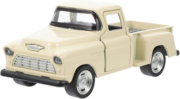 TOYANDONA Vintage Beige Truck Decor, Christmas Metal Pickup Truck Model for Home Decorations