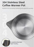 Yoidesu Turkish Coffee Maker, 600ml Brewing Capacity, Stainless Steel Electric Pot for Turkish & Greek Coffee